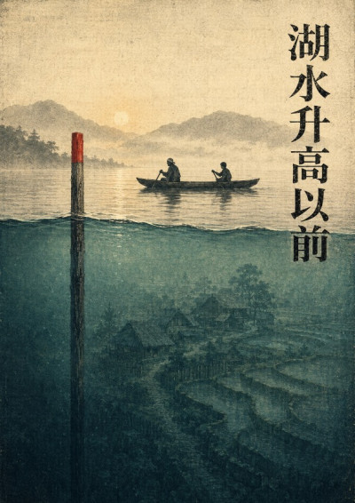 湖水升高以前