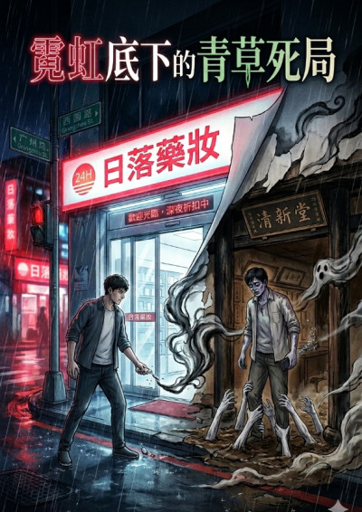 【第四屆鏡文學筆武大會】霓虹底下的青草死局