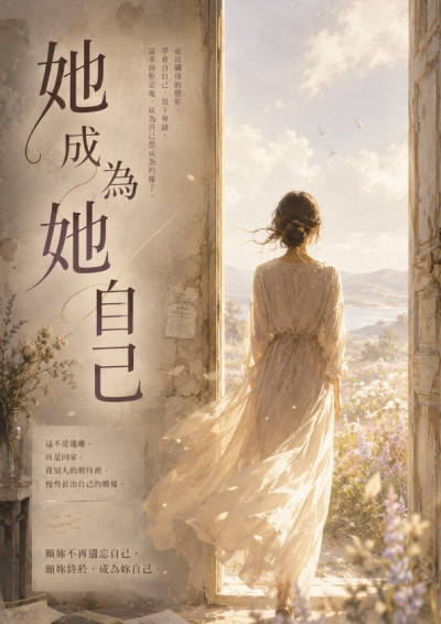 她成為她自己