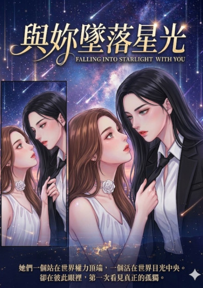 與妳墜落星光