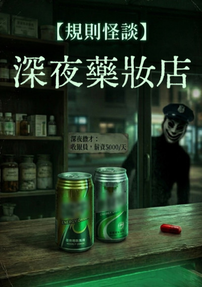 【第四屆鏡文學筆武大會】規則怪談-深夜藥妝店