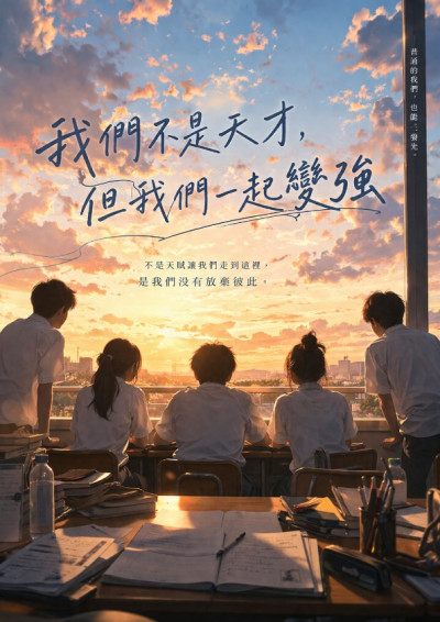 《我們不是天才，但我們一起變強》