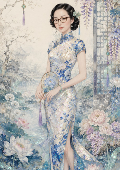 《滬上藍花》-May Wu (매매)