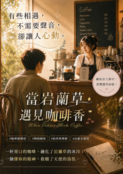 當岩蘭草遇見咖啡香