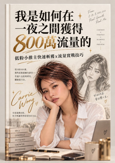 我是如何在一夜之間獲得800萬流量的-Carrie Wong